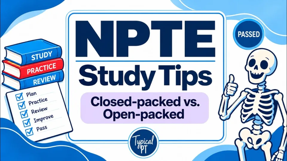 NPTE Study Tips, Understanding Open vs Closed Packed Positions for Exam Success
