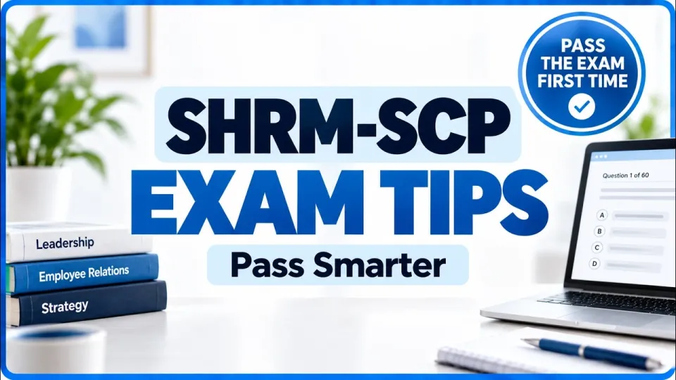 SHRM-SCP Exam Tips That Help You Think Like a Strategic HR Leader and Pass Faster